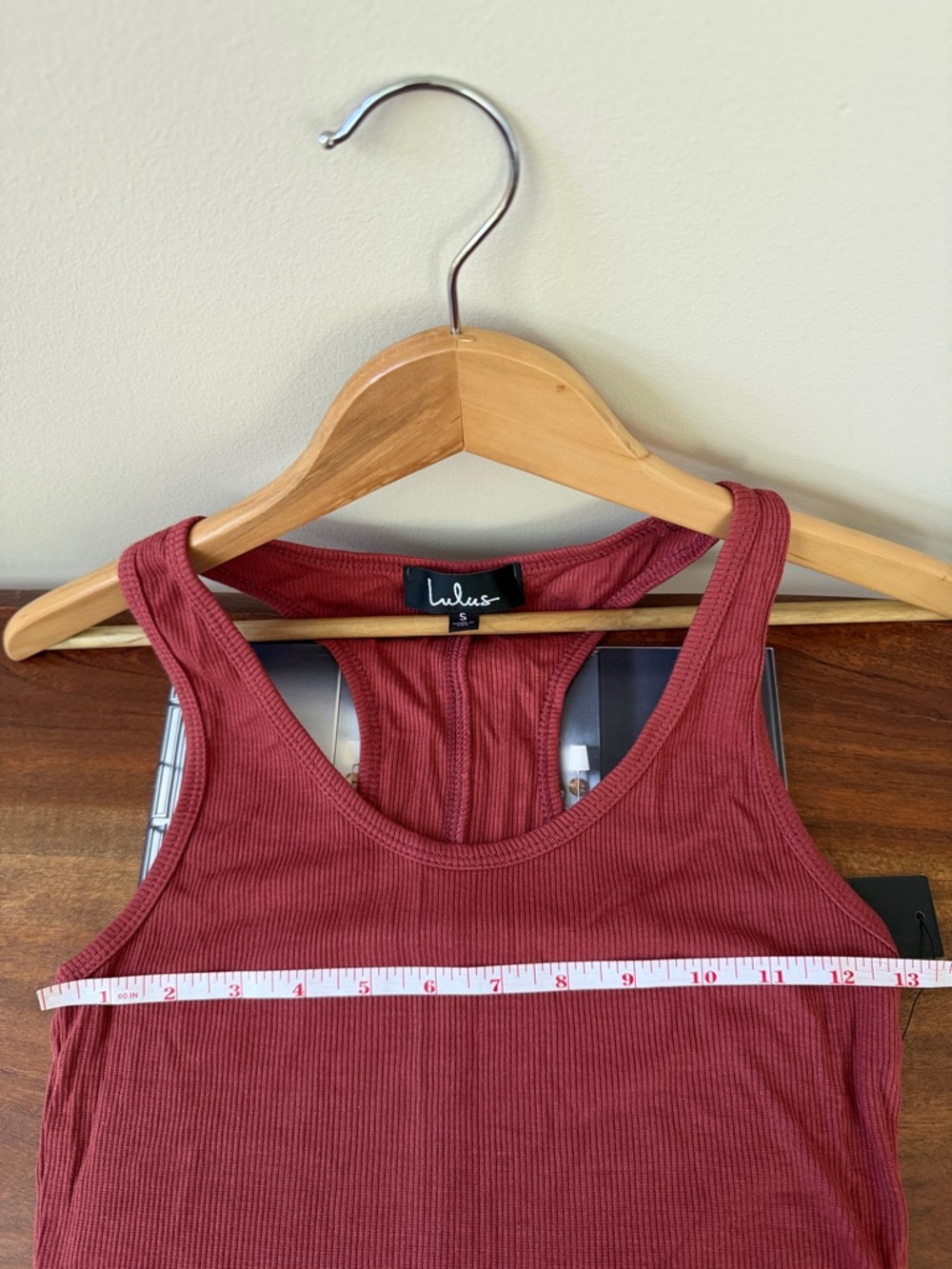 Lulu's Ribbed race back Tank size S - Picture 7 of 7